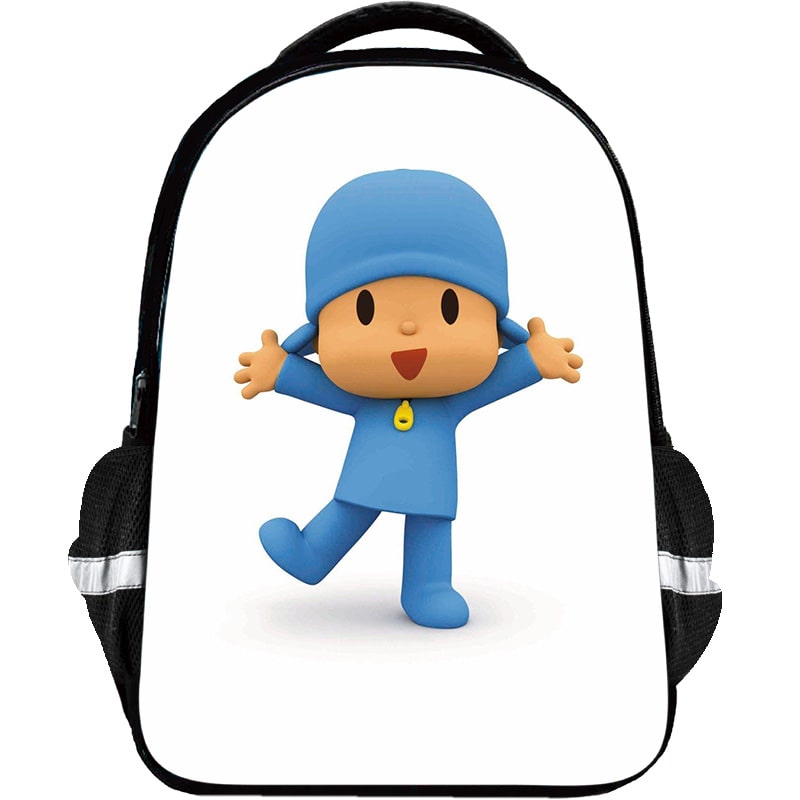 Pocoyo Backpack Kids Youth Student High Capacity Waterproof School Bag Birthday Gifts - Image 9