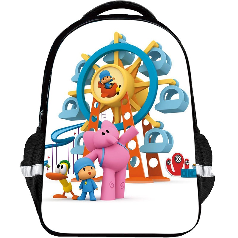 Pocoyo Backpack Kids Youth Student High Capacity Waterproof School Bag Birthday Gifts - Image 10