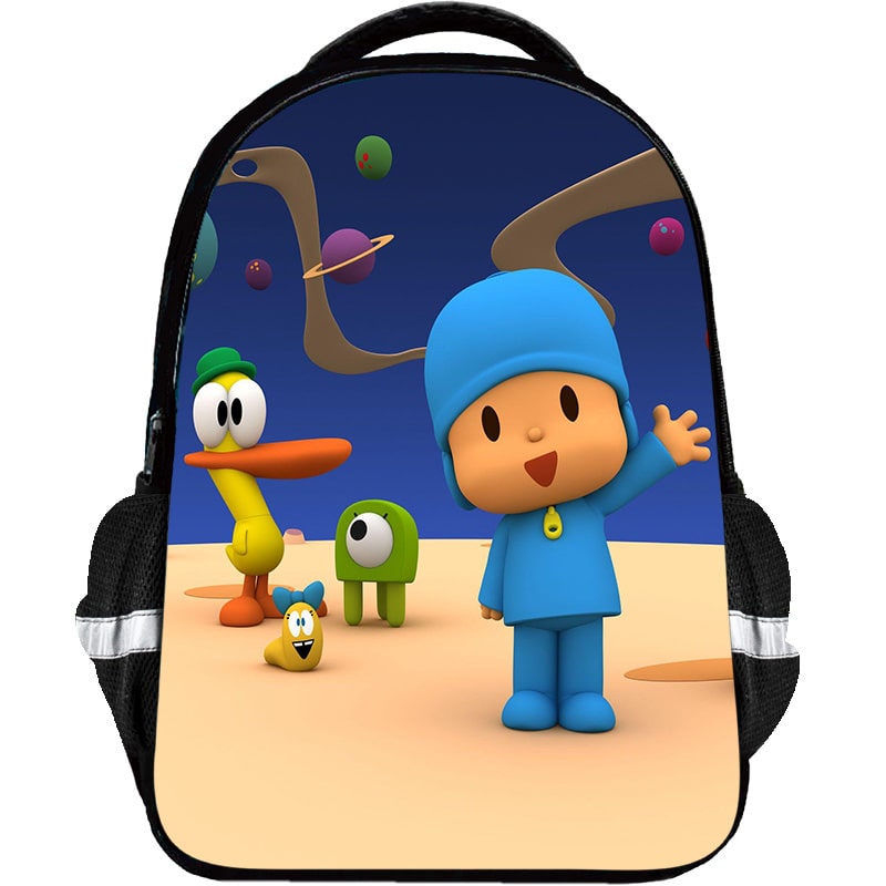 Pocoyo Backpack Kids Youth Student High Capacity Waterproof School Bag Birthday Gifts - Image 11