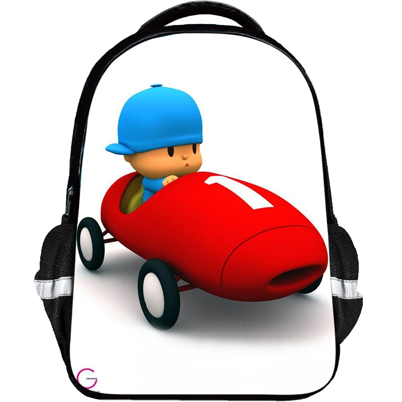 Pocoyo Backpack Kids Youth Student High Capacity Waterproof School Bag Birthday Gifts - Image 14