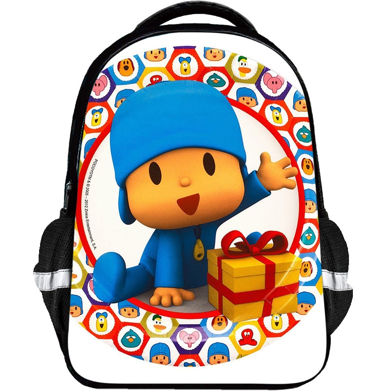 Pocoyo Backpack Kids Youth Student High Capacity Waterproof School Bag Birthday Gifts - Image 15