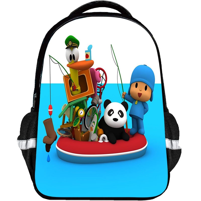 Pocoyo Backpack Kids Youth Student High Capacity Waterproof School Bag Birthday Gifts - Image 17