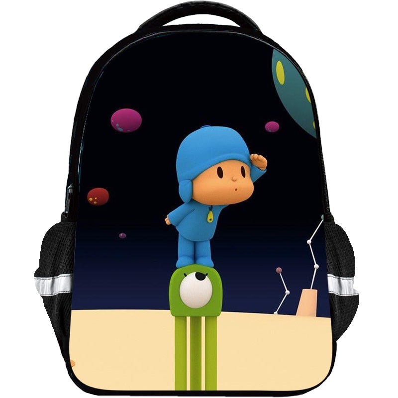 Pocoyo Backpack Kids Youth Student High Capacity Waterproof School Bag Birthday Gifts - Image 22
