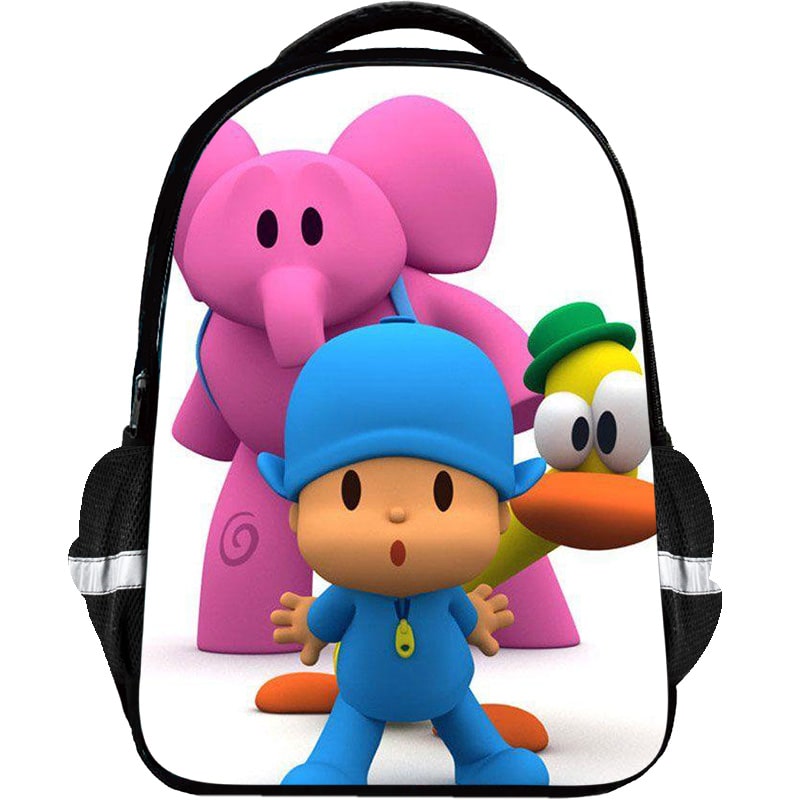 Pocoyo Backpack Kids Youth Student High Capacity Waterproof School Bag Birthday Gifts - Image 21