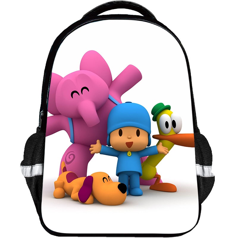 Pocoyo Backpack Kids Youth Student High Capacity Waterproof School Bag Birthday Gifts - Image 2