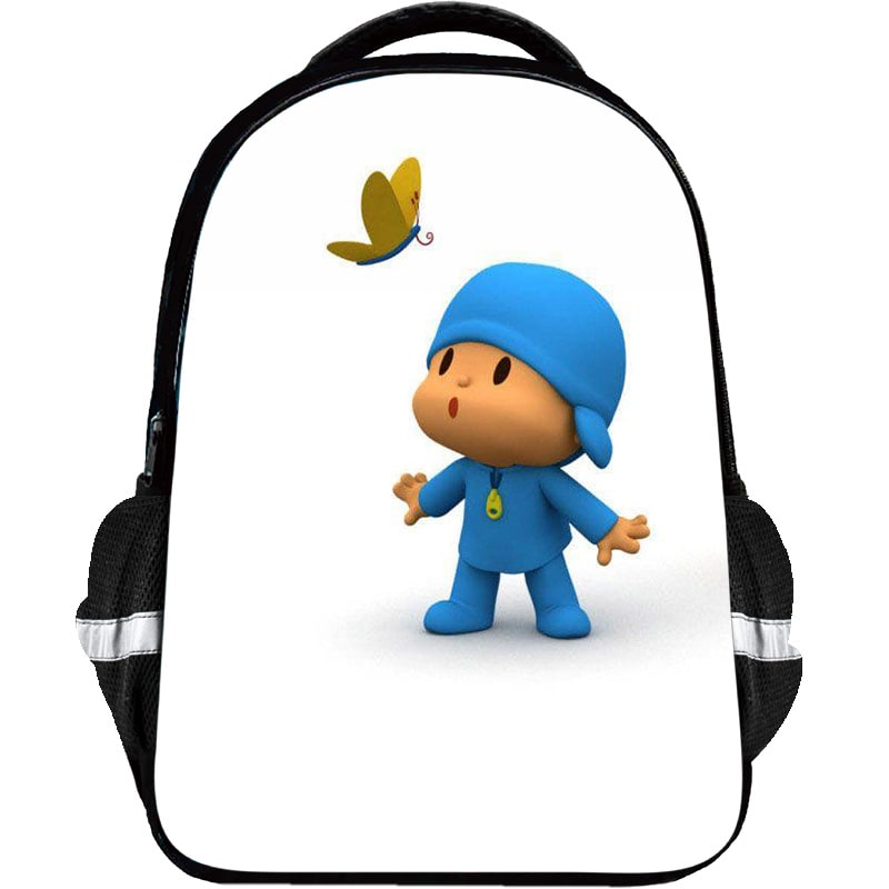 Pocoyo Backpack Kids Youth Student High Capacity Waterproof School Bag Birthday Gifts - Image 3