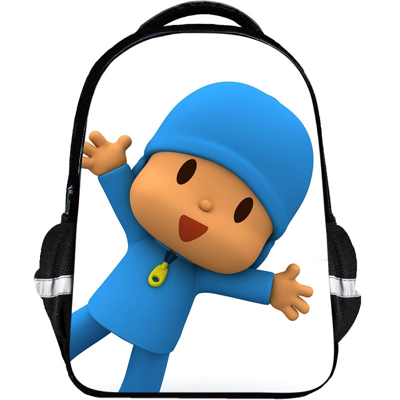 Pocoyo Backpack Kids Youth Student High Capacity Waterproof School Bag Birthday Gifts - Image 4