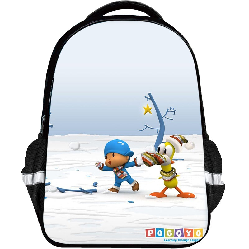 Pocoyo Backpack Kids Youth Student High Capacity Waterproof School Bag Birthday Gifts - Image 5