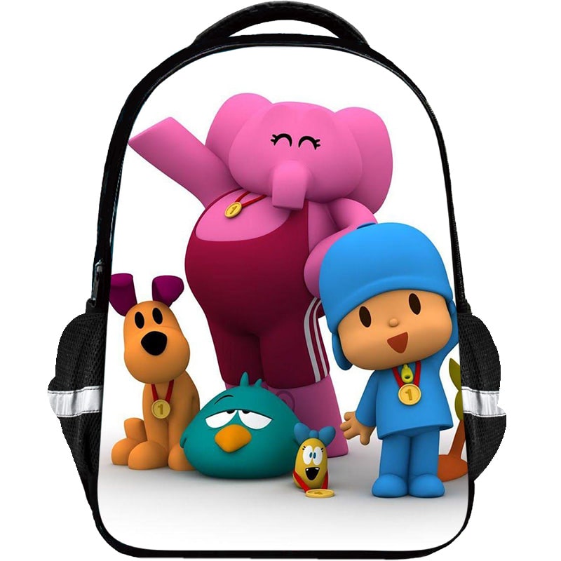 Pocoyo Backpack Kids Youth Student High Capacity Waterproof School Bag Birthday Gifts - Image 6