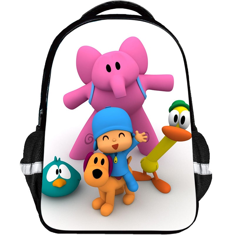Pocoyo Backpack Kids Youth Student High Capacity Waterproof School Bag Birthday Gifts - Image 7