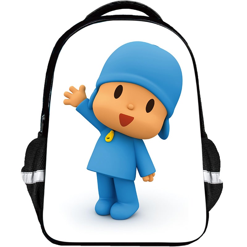 Pocoyo Backpack Kids Youth Student High Capacity Waterproof School Bag Birthday Gifts - Image 8