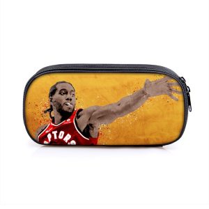 Kawhi Leonard Large Pencil Case Purse Storage Bags Multifunction Cosmetic Bag
