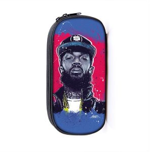 Nipsey Hussle Large Pencil Case Purse Storage Bags Multifunction Cosmetic Bag