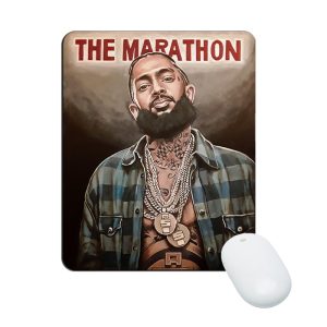 Nipsey Hussle Mouse Pad Natural Rubber Washable