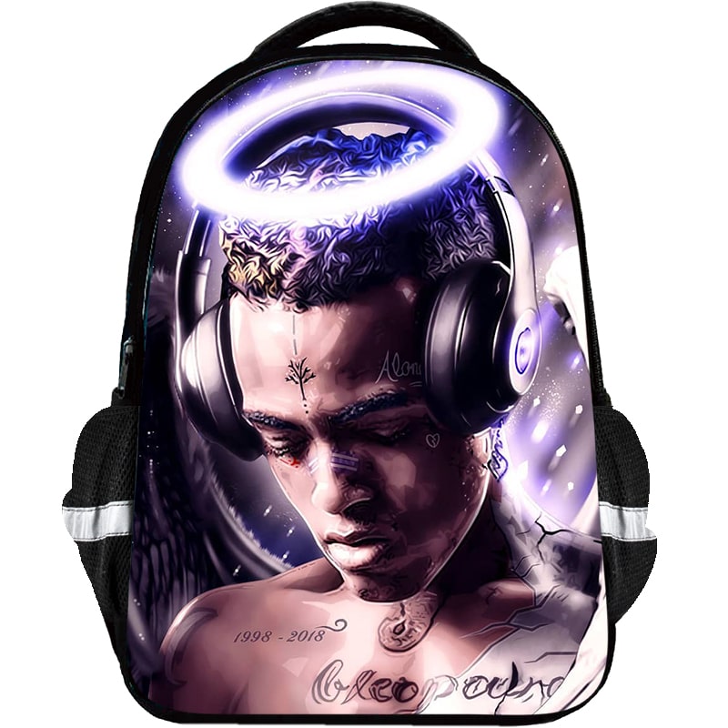 XXXTentacion Backpack Kids Youth Student High Capacity Waterproof School Bag Birthday Gifts