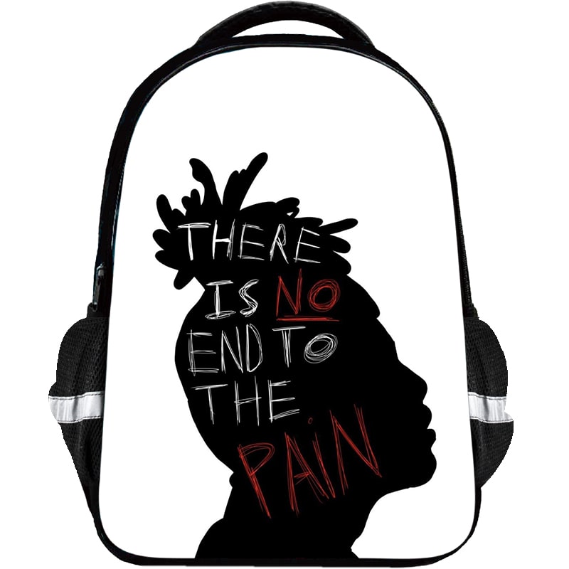 XXXTentacion Backpack Kids Youth Student High Capacity Waterproof School Bag Birthday Gifts - Image 14