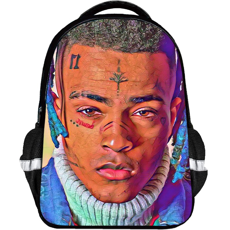 XXXTentacion Backpack Kids Youth Student High Capacity Waterproof School Bag Birthday Gifts - Image 16