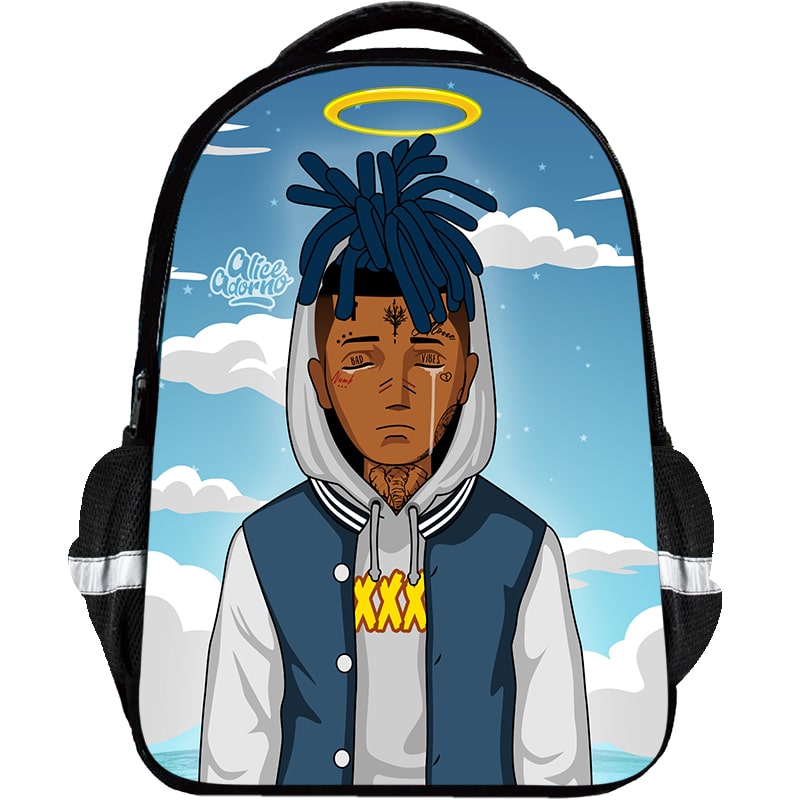 XXXTentacion Backpack Kids Youth Student High Capacity Waterproof School Bag Birthday Gifts - Image 18