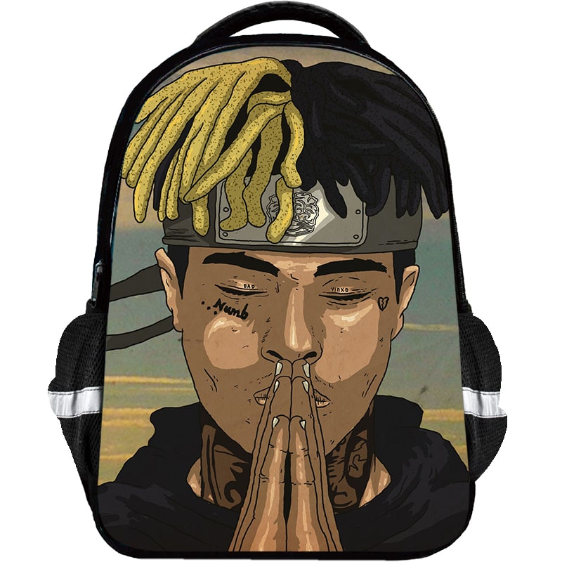 XXXTentacion Backpack Kids Youth Student High Capacity Waterproof School Bag Birthday Gifts - Image 2
