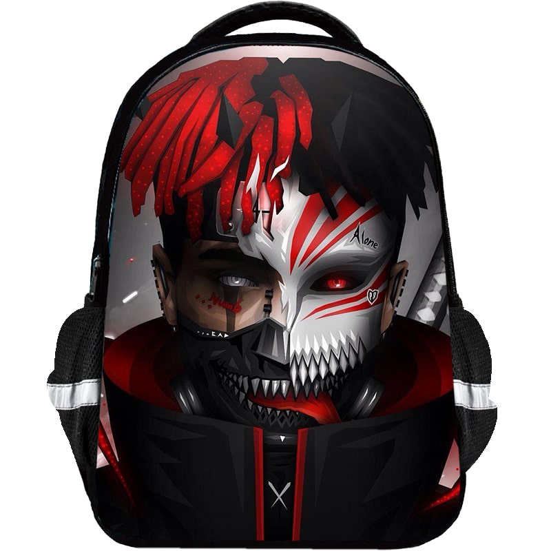 XXXTentacion Backpack Kids Youth Student High Capacity Waterproof School Bag Birthday Gifts - Image 9