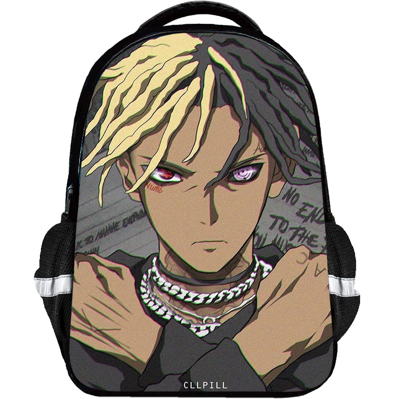 XXXTentacion Backpack Kids Youth Student High Capacity Waterproof School Bag Birthday Gifts - Image 11