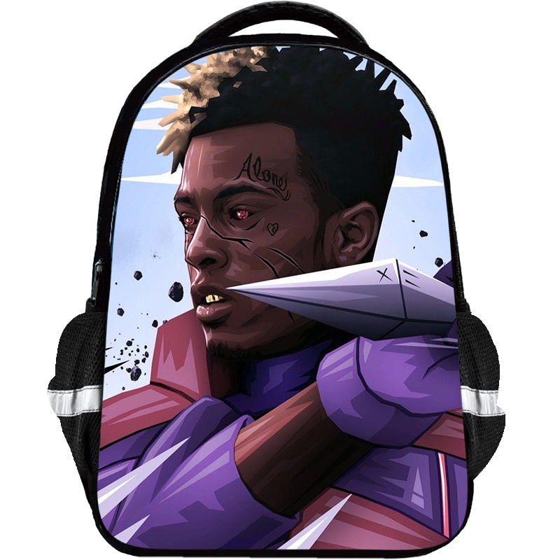 XXXTentacion Backpack Kids Youth Student High Capacity Waterproof School Bag Birthday Gifts - Image 12