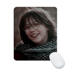 Sophie Marceau Mouse Pad Natural Rubber Washable
