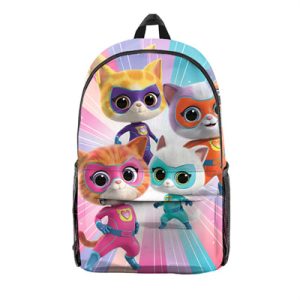 18 Inch SuperKitties Backpack travel bag full printing student school bag