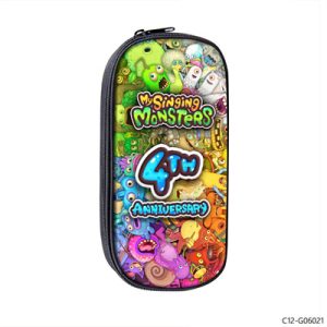My Singing Monsters Pen Case Student's Large Capacity Pencil Bag