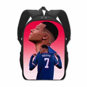 Kylian Mbappé Backpack Schoolbag