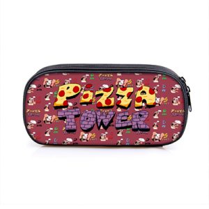 Pizza Tower Pen Case Student’s Large Capacity Pencil Bag