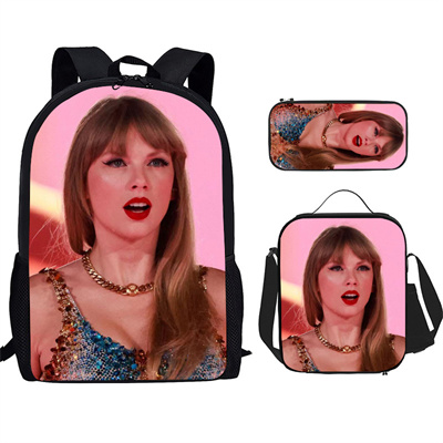16 Inch Taylor Swift Backpack School Bag+Lunch Bag+Pencil Bag - Image 18