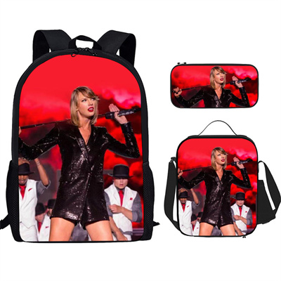 16 Inch Taylor Swift Backpack School Bag+Lunch Bag+Pencil Bag - Image 19
