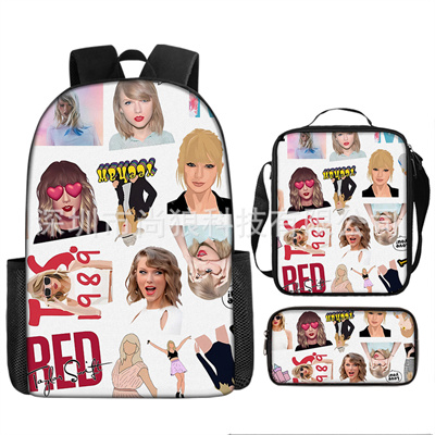 16 Inch Taylor Swift Backpack School Bag+Lunch Bag+Pencil Bag - Image 2