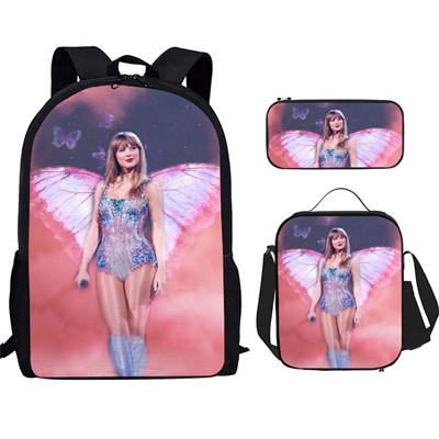 16 Inch Taylor Swift Backpack School Bag+Lunch Bag+Pencil Bag - Image 22