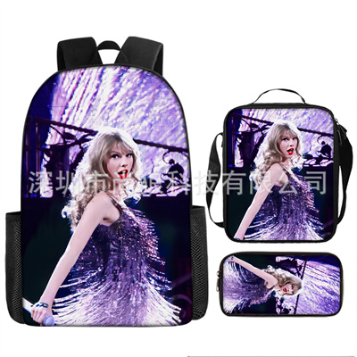 16 Inch Taylor Swift Backpack School Bag+Lunch Bag+Pencil Bag - Image 26