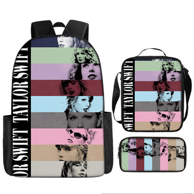 16 Inch Taylor Swift Backpack School Bag+Lunch Bag+Pencil Bag - Image 27
