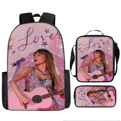 16 Inch Taylor Swift Backpack School Bag+Lunch Bag+Pencil Bag - Image 28