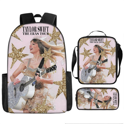 16 Inch Taylor Swift Backpack School Bag+Lunch Bag+Pencil Bag - Image 30