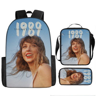16 Inch Taylor Swift Backpack School Bag+Lunch Bag+Pencil Bag - Image 7