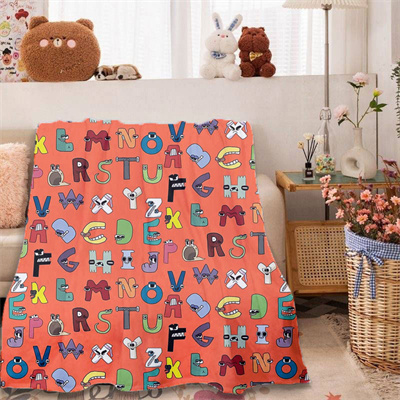 Alphabet Lore Blanket Knee Blanket Sofa Blanket - Image 10