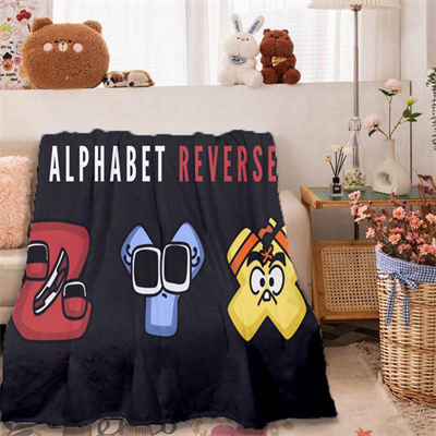 Alphabet Lore Blanket Knee Blanket Sofa Blanket - Image 2