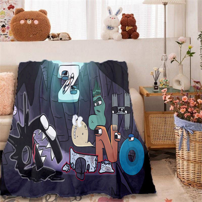 Alphabet Lore Blanket Knee Blanket Sofa Blanket - Image 3