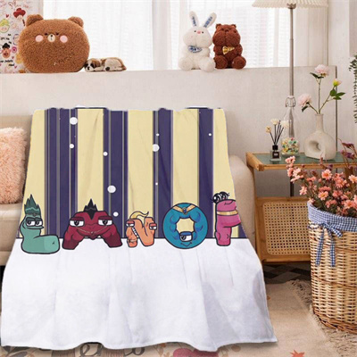 Alphabet Lore Blanket Knee Blanket Sofa Blanket - Image 4