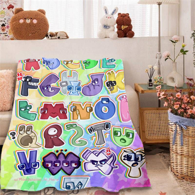 Alphabet Lore Blanket Knee Blanket Sofa Blanket - Image 5