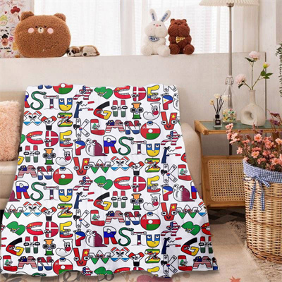 Alphabet Lore Blanket Knee Blanket Sofa Blanket - Image 7