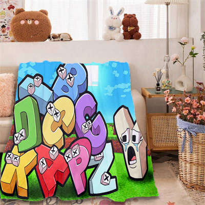 Alphabet Lore Blanket Knee Blanket Sofa Blanket - Image 8