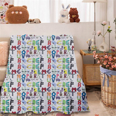 Alphabet Lore Blanket Knee Blanket Sofa Blanket - Image 9