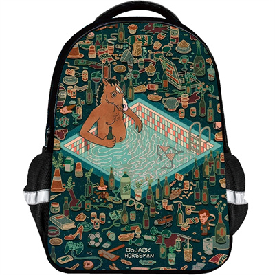 BoJack Horseman Backpack Schoolbag - Image 16