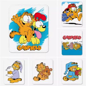 Garfield Mouse Pad Natural Rubber Washable